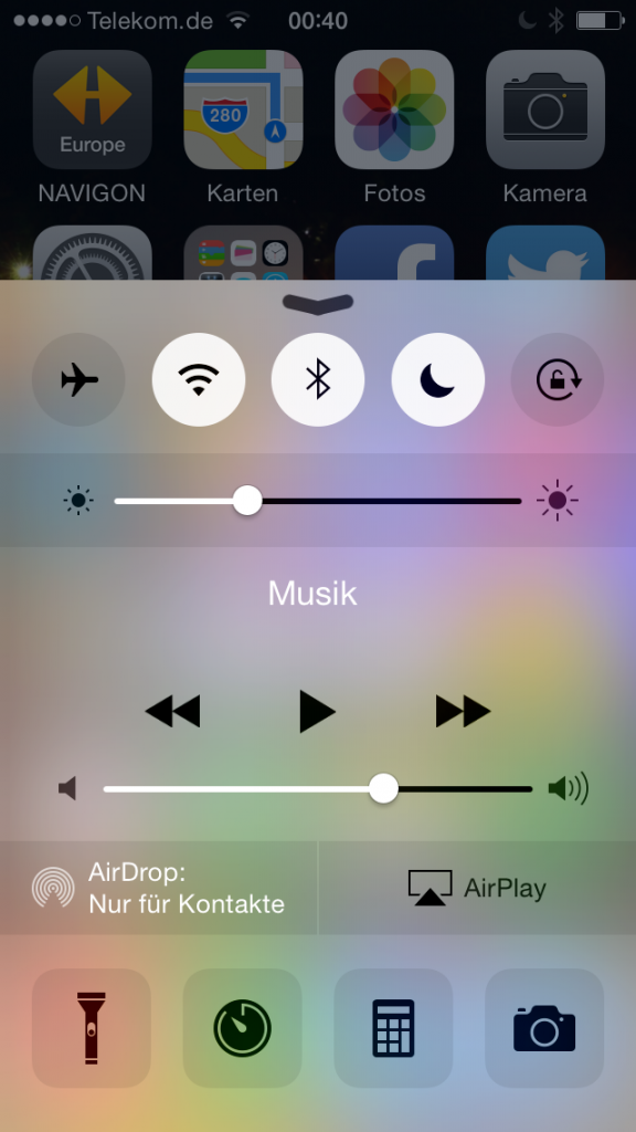 iOS 8 Screenshot